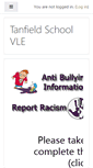 Mobile Screenshot of moodle.tanfieldschool.co.uk